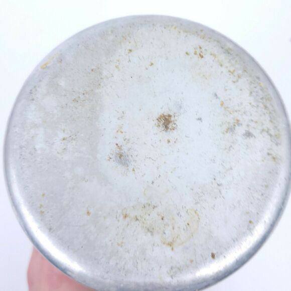 Vintage 1950’s Spun Aluminum Tea Kitchen Container Canister Mid-Century - Picture 5 of 6